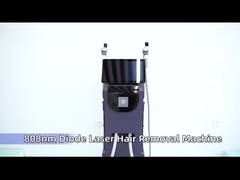 Machine indolore de soprano de longueur d'onde de diode d'épilation triple verticale de laser