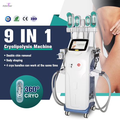 360 Cryolipolysis Slimming Machine Multifunction Vacuum Cavitation RF Machine